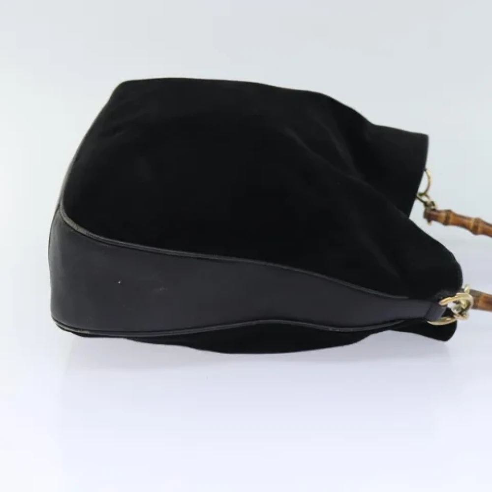 Gucci Vintage Pre-owned Suede gucci-bags Black Dames