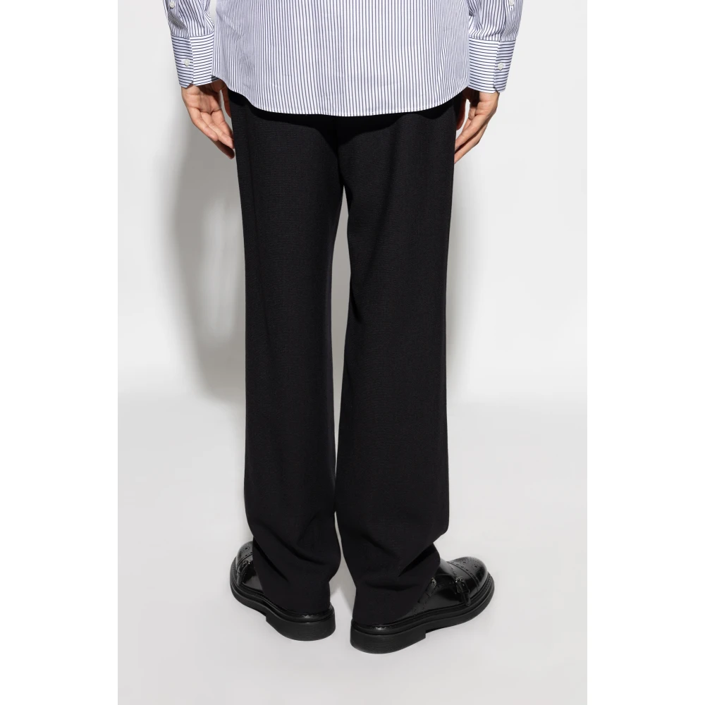 Dolce & Gabbana Wollen broek Black Heren