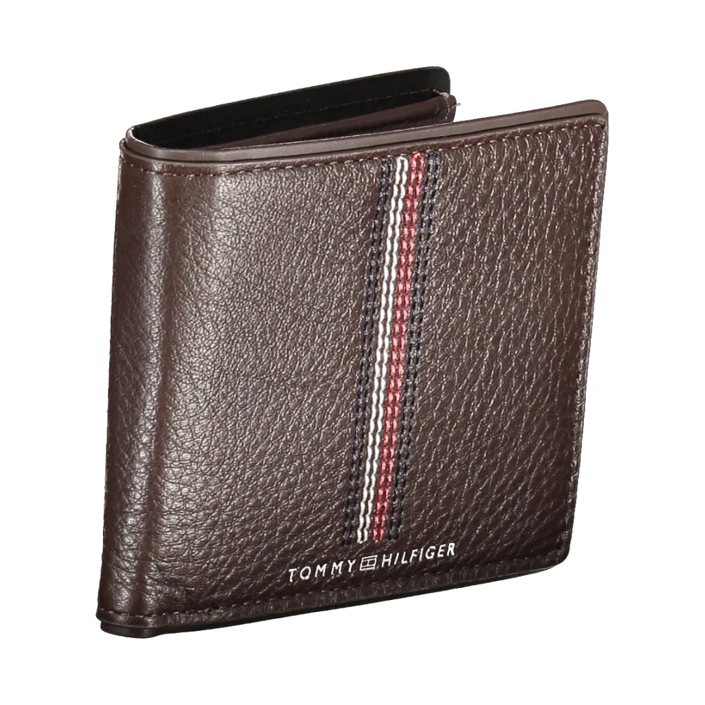 Tommy Hilfiger Heren Bruine Portemonnee met Muntvak Brown Heren