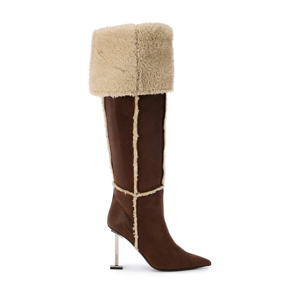 Iceberg Sheepskin Overknee Stövlar Brown, Dam