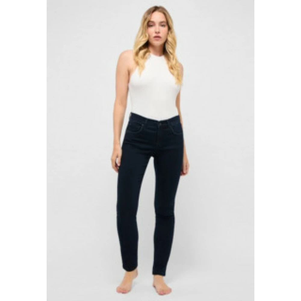 Angels Skinny Donkerblauwe Jeans Blue Dames