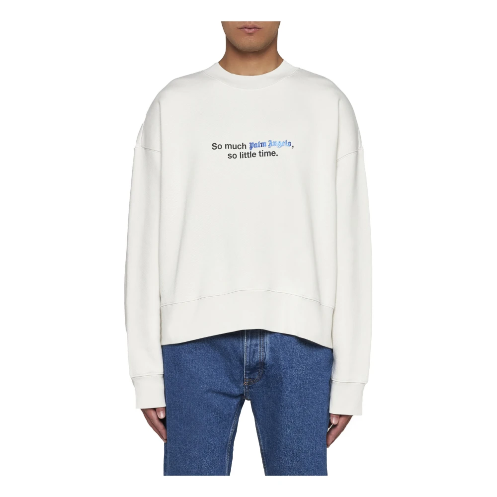 Palm Angels Trendy Sweater Selection Beige Heren