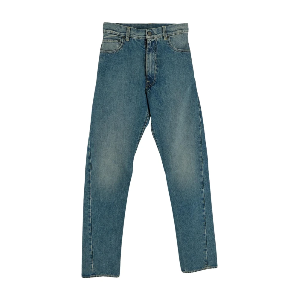 Maison Margiela Klassieke Katoenen Straight Leg Jeans Blue Heren