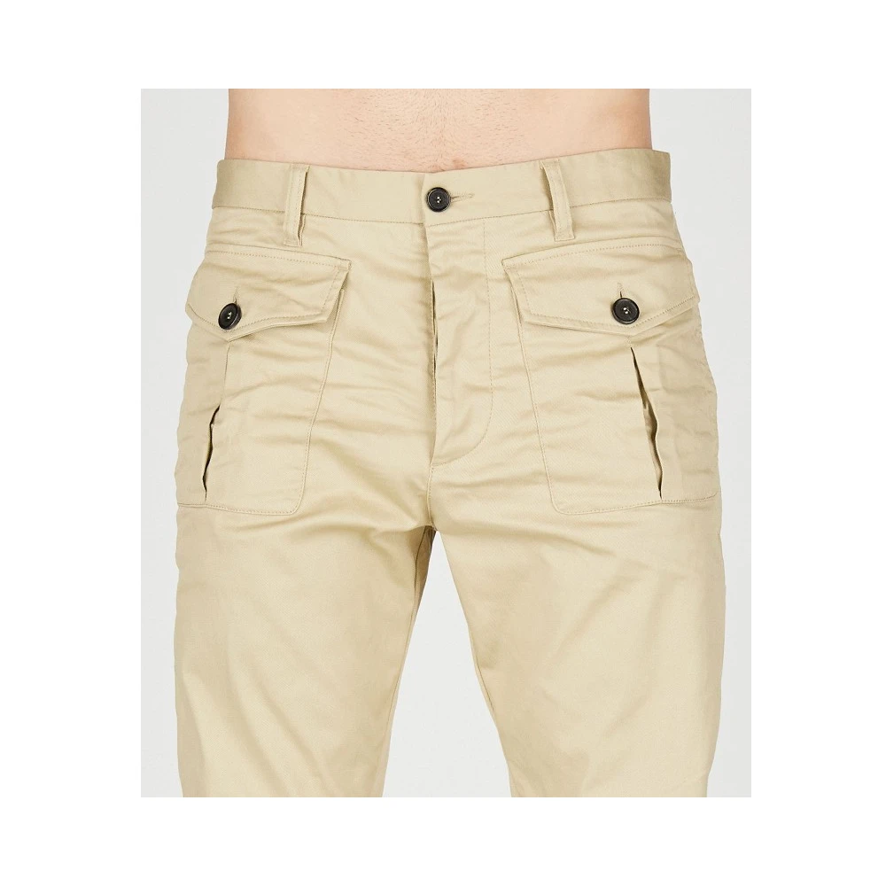 Dsquared2 Ranger Chino Broek Beige Heren