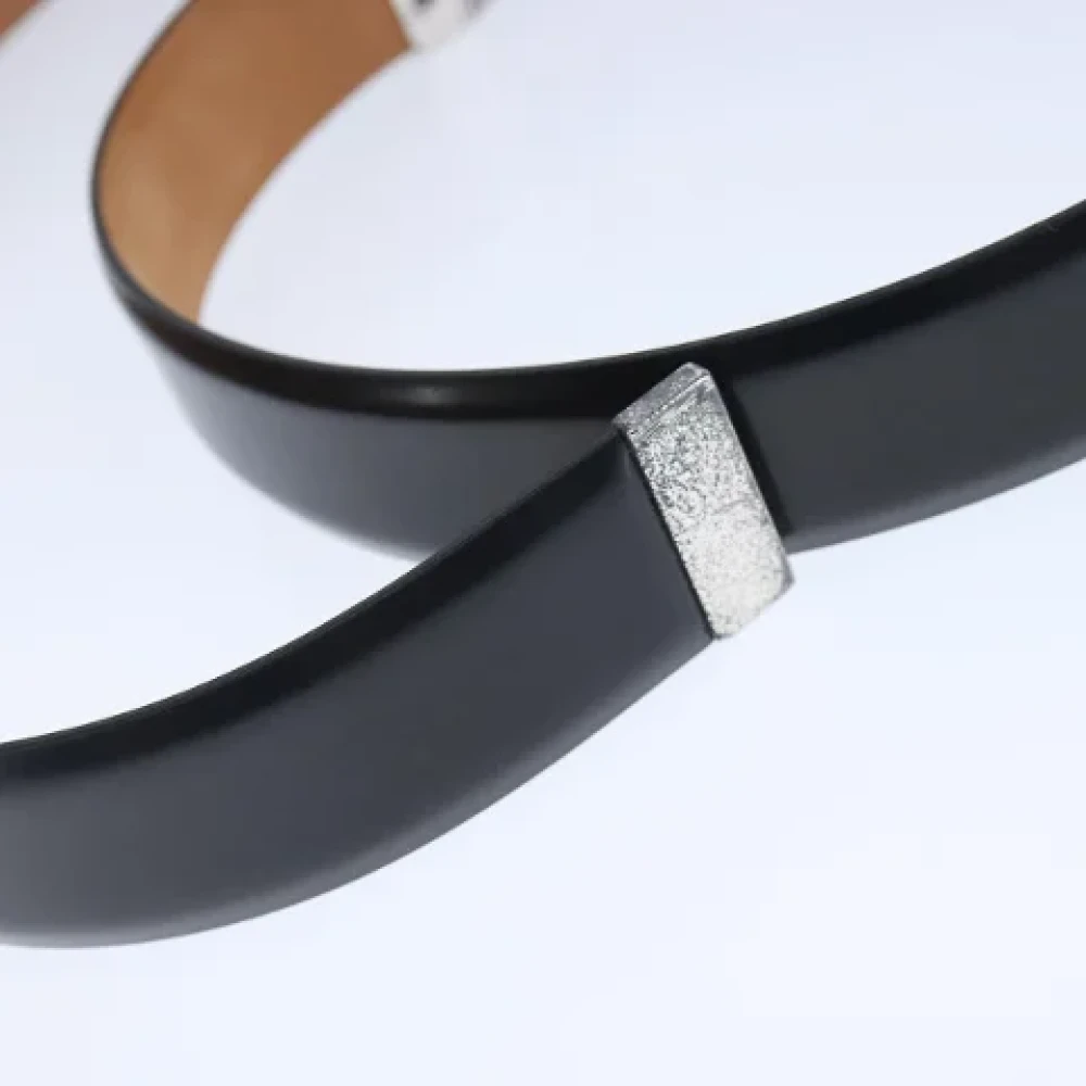 Louis Vuitton Vintage Pre-owned Leather belts Black Dames