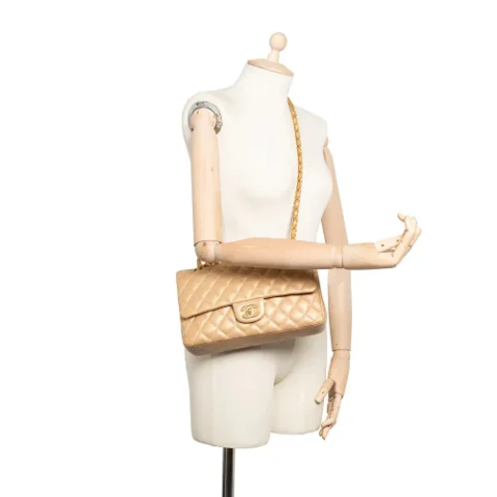 Chanel Vintage Pre-owned Leather chanel-bags Yellow Dames