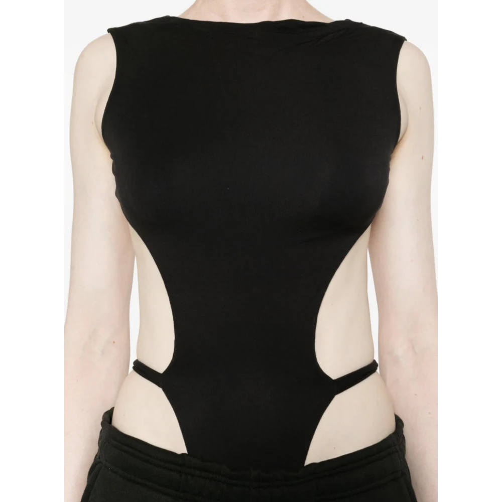 Entire Studios Eco Bodysuit Luchtvervuiling Black Dames