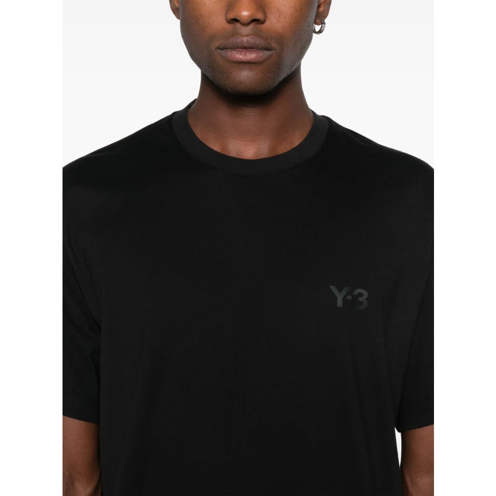 Y-3 Zwarte T-shirts en Polos Black Heren