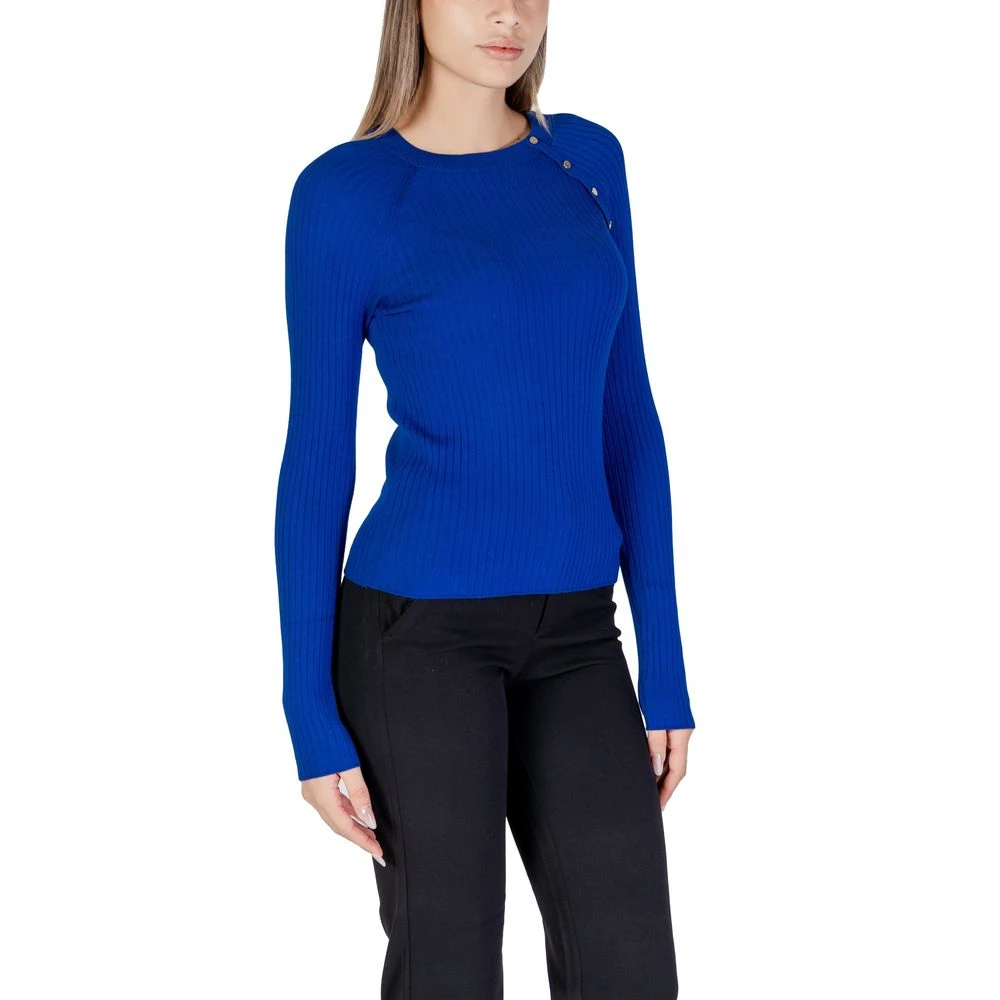 Only Blauwe Viscose Tops & T-Shirt Collectie Blue Dames