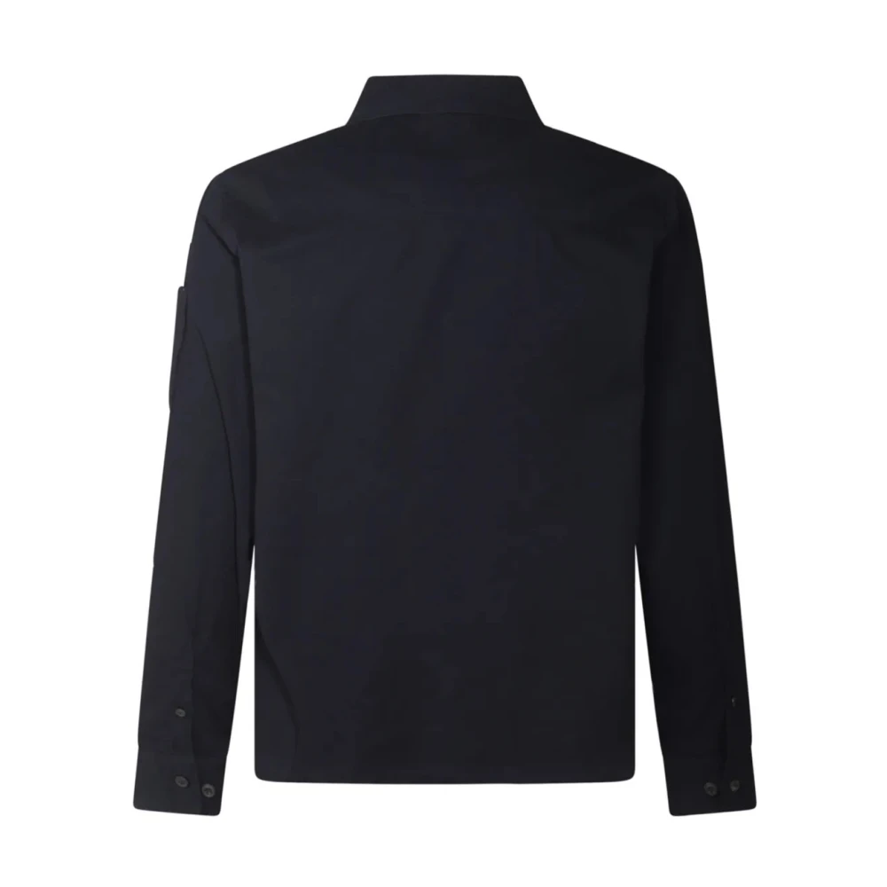 C.P. Company Overshirt Total Eclipse Shirts Black Heren