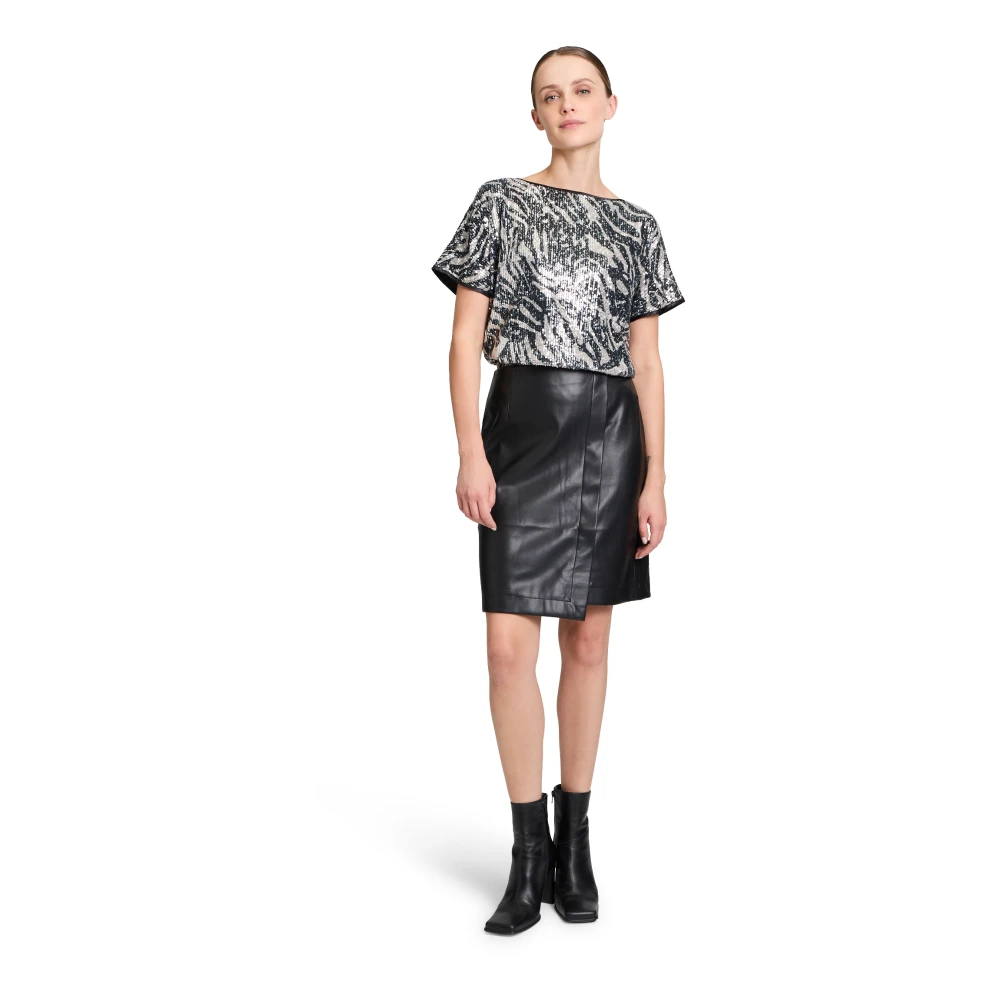 Betty & Co Blouse met pailletten Multicolor Dames