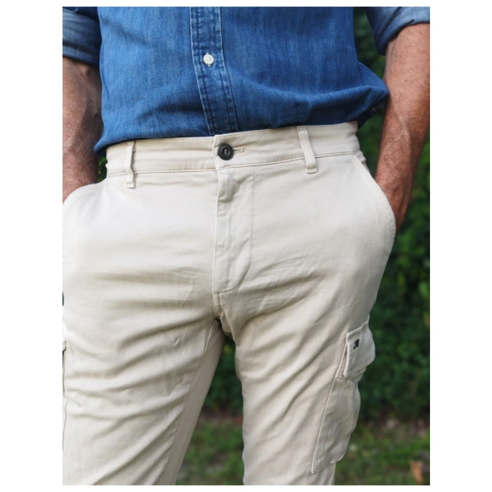Mason's Extra Slim Cargo Broek Beige Heren