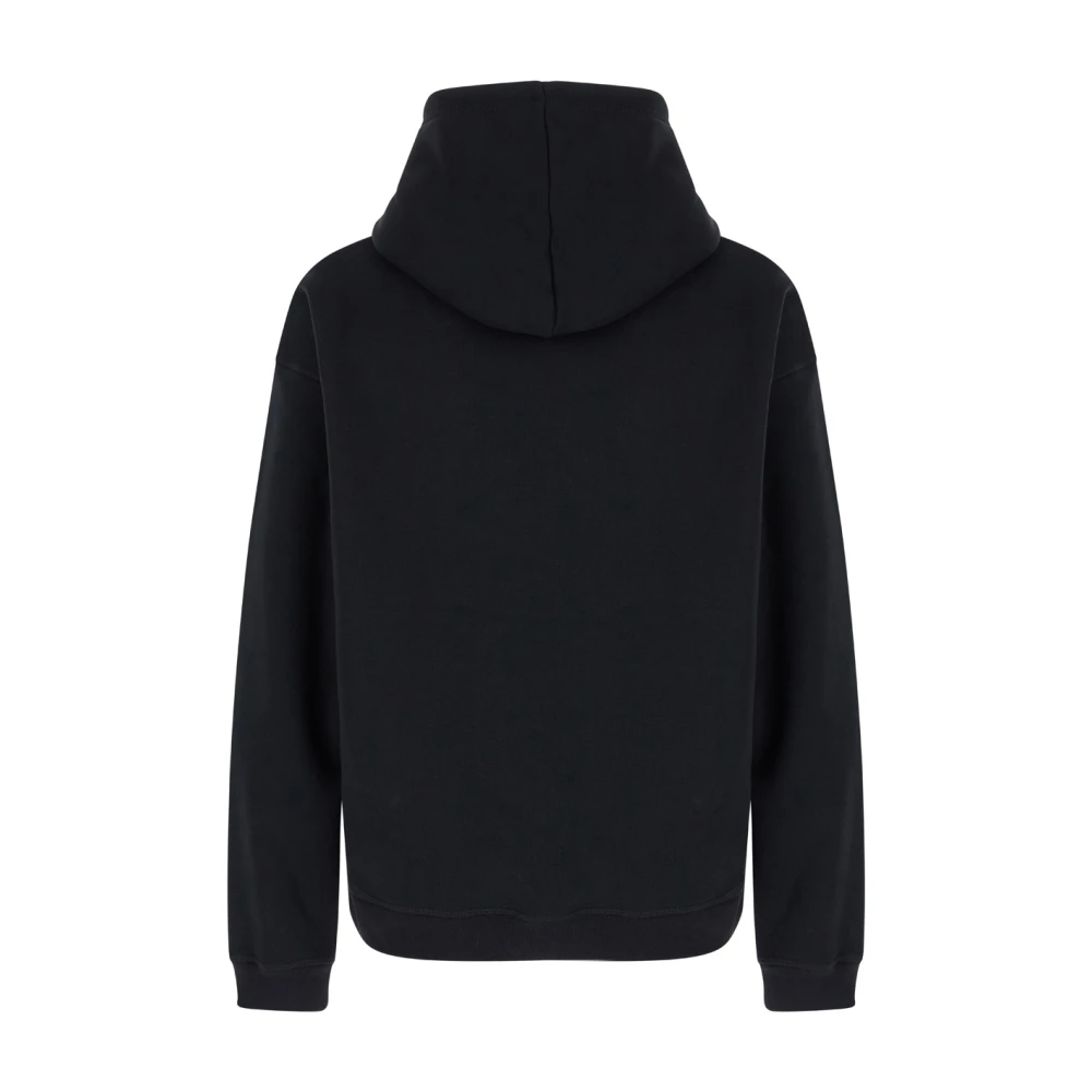 Dsquared2 Zwarte Sweater met Nieuw Icon Hood Black Heren