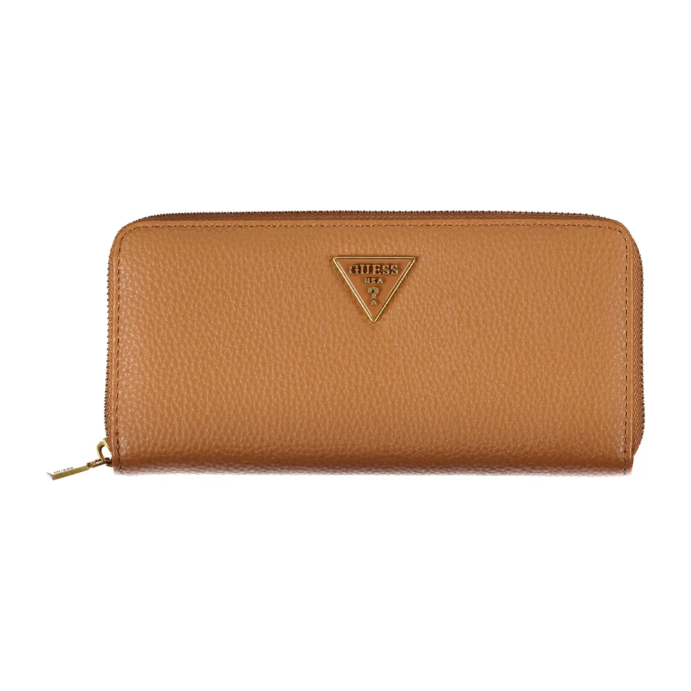 Guess Bruine damesportemonnee met ritssluiting Brown Dames