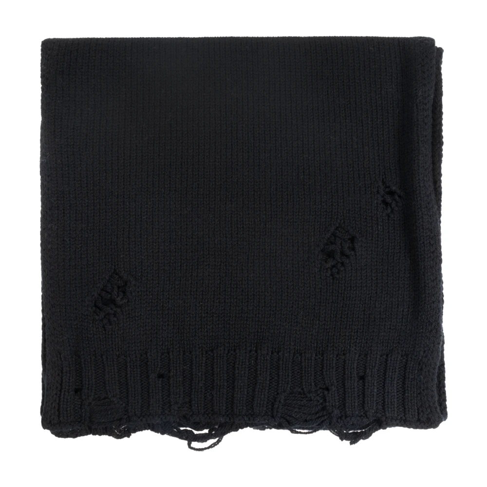 MM6 Maison Margiela Sjaal met vintage-effect Black Dames