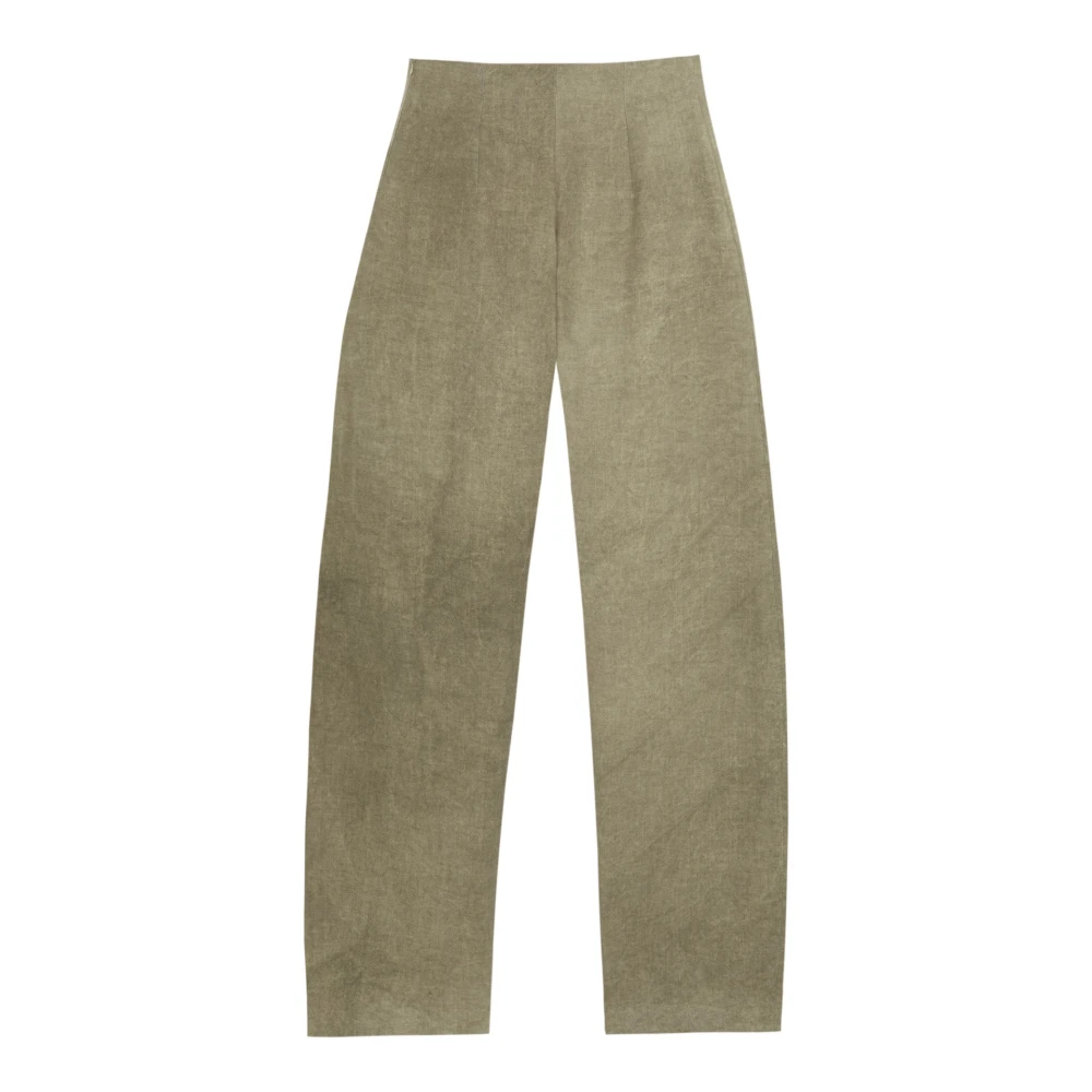 Cortana Cali groene geverfde broek Green Dames