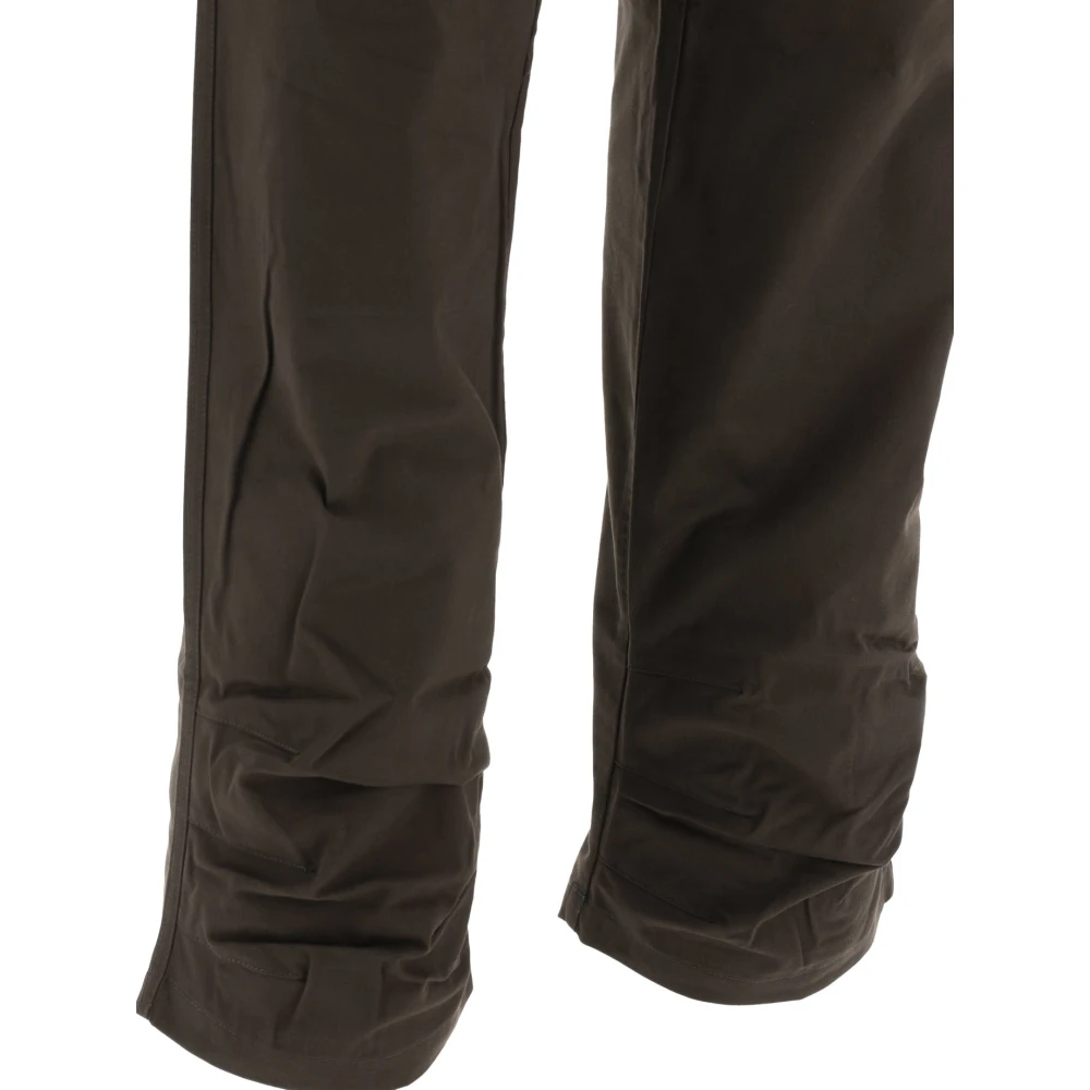 Gr10K Stille Katoenen Broek Brown Heren