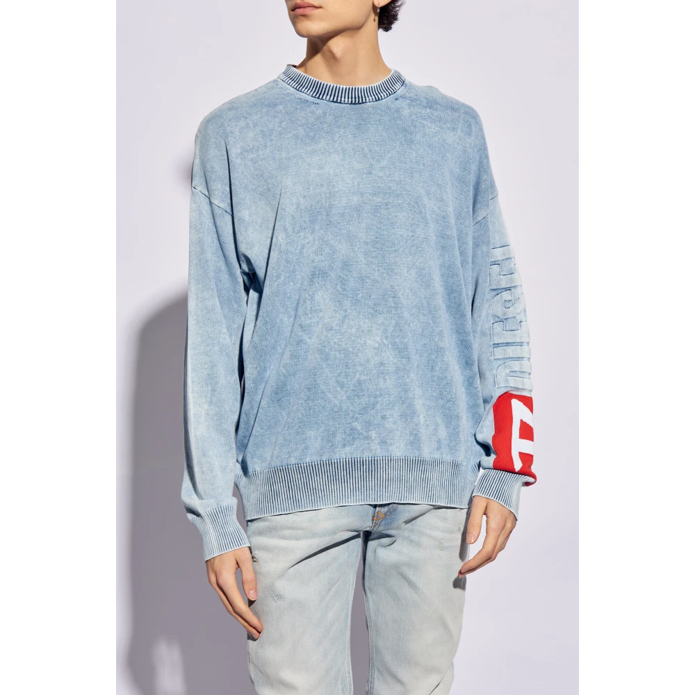 Diesel K-Zeros sweater Blue Heren
