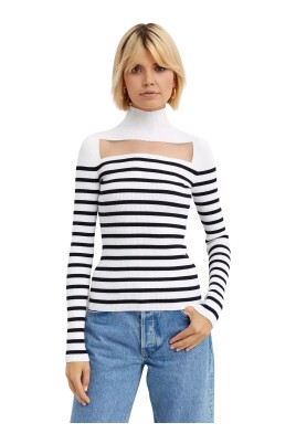 striped-golf-shirt-with-cutout