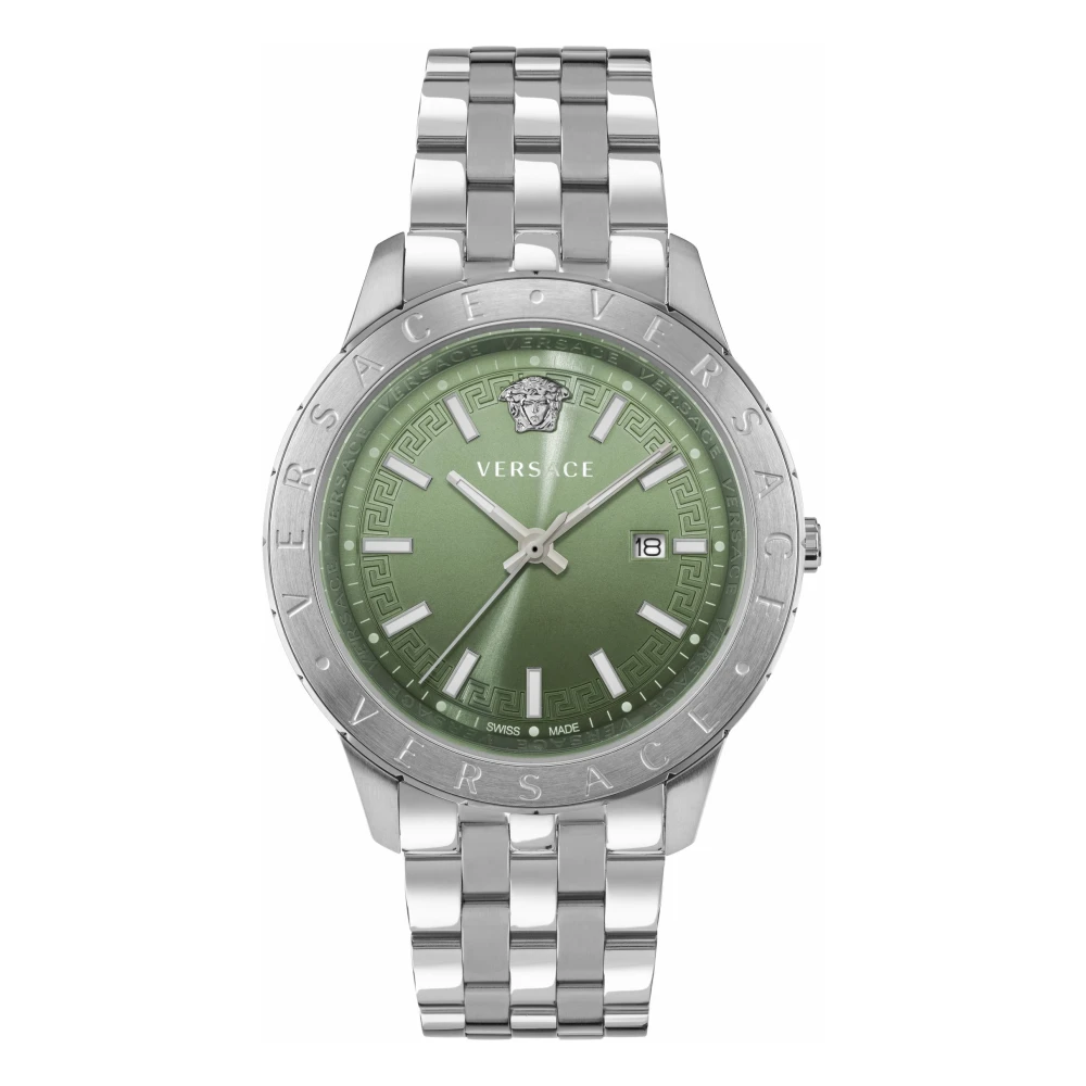 Versace VE2C01225 Univers green silver Stainless Steel Men's Watch NEW - Image 2