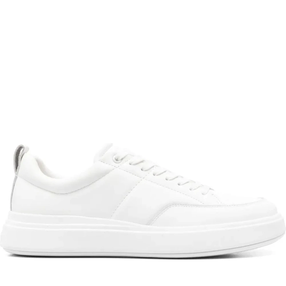 Calvin Klein Men's White Knit Sneaker - Sneakers - 10 Uk - Shoes