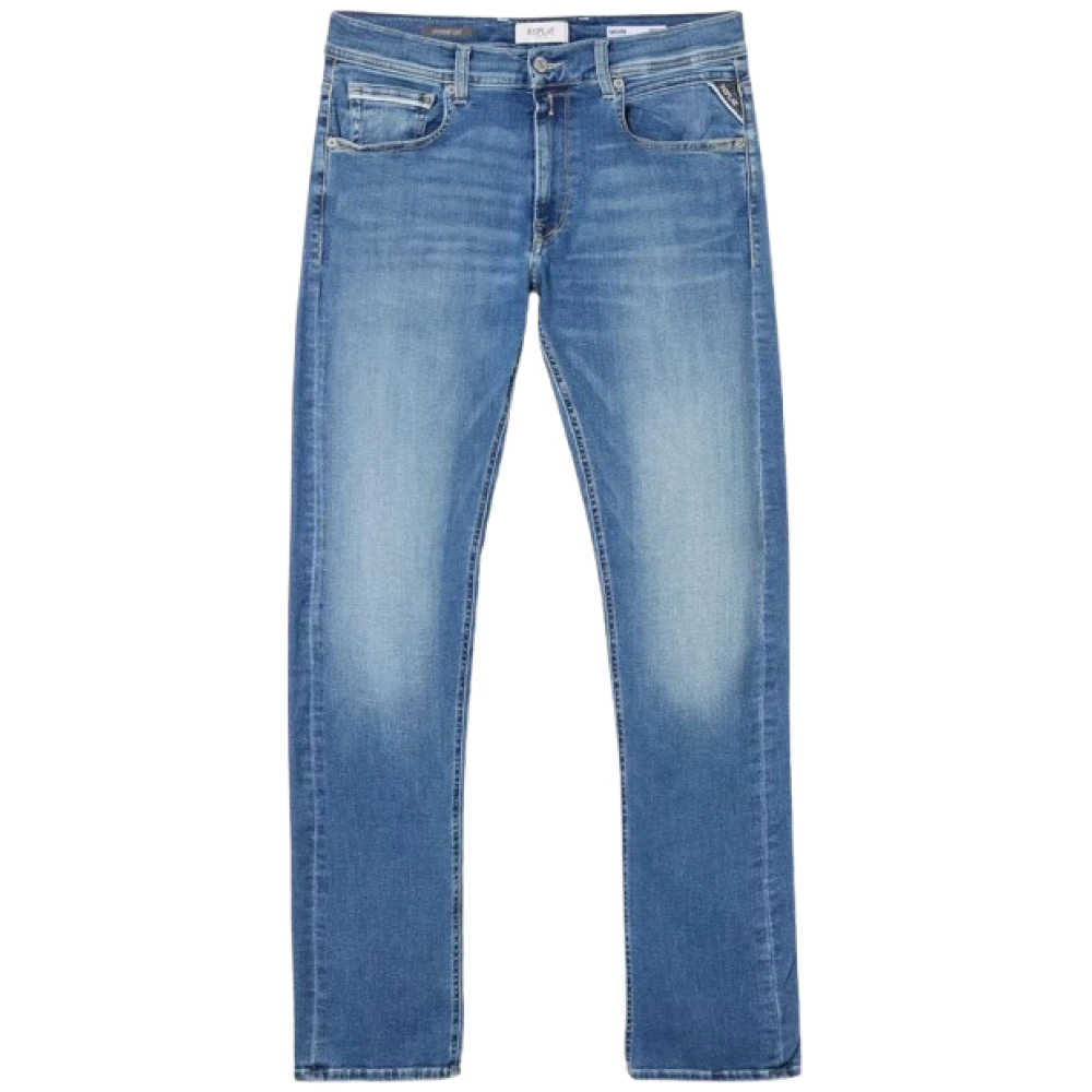 Replay Uomo Blu - Grover Hyperflex Jeans - Jeans - W38 L32