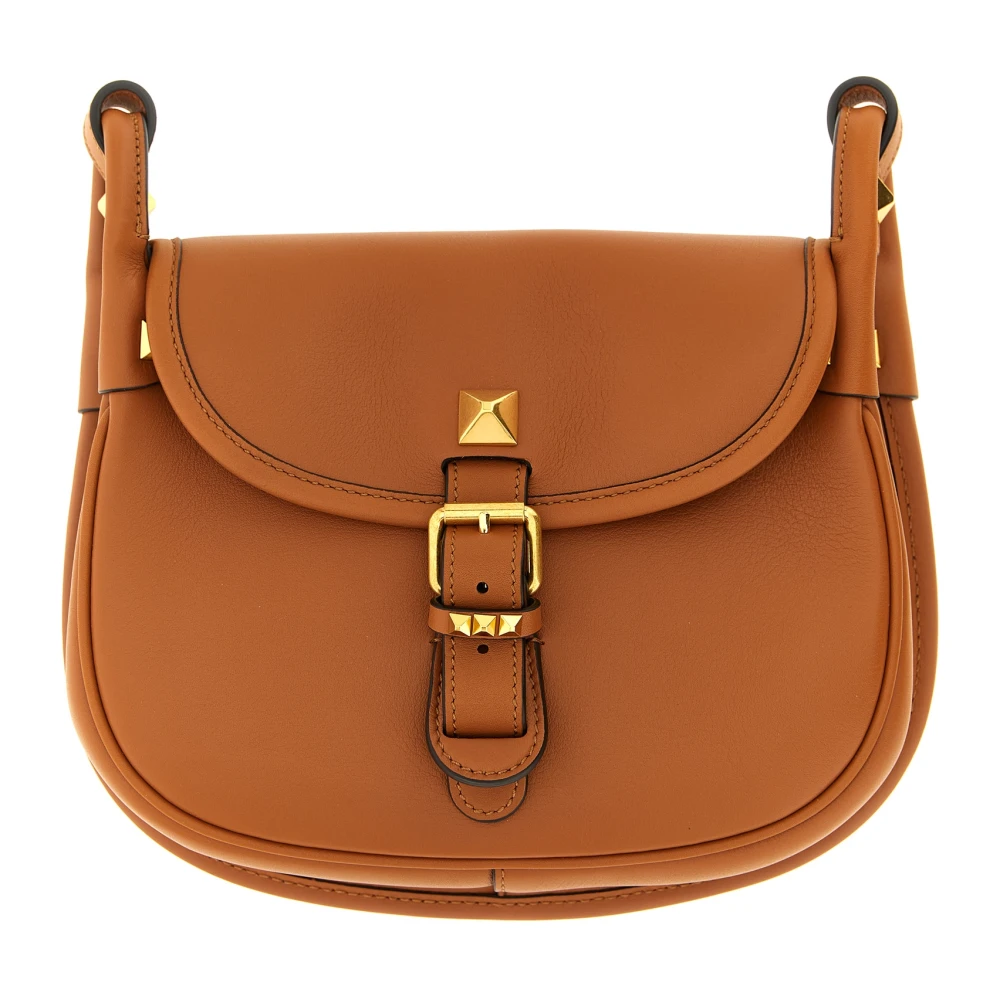 Valentino Garavani Women's Brown Cross Body Bags, One Size, Small Flaneuse Shoulder Bag