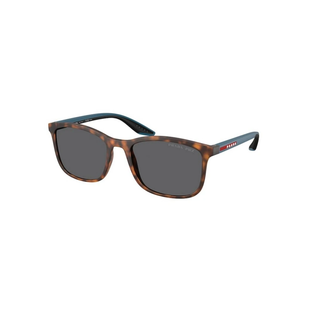 Prada Linea Rossa Man Sunglass PS A08S - Frame color: Havana Rubber, Lens color: Grey Polarized - Image 3