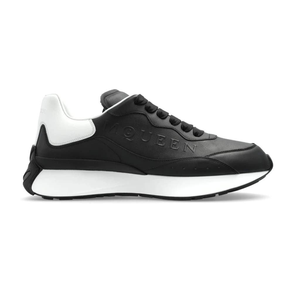 Alexander McQueen Sportschoenen met logo Heren Schoenen Zwart