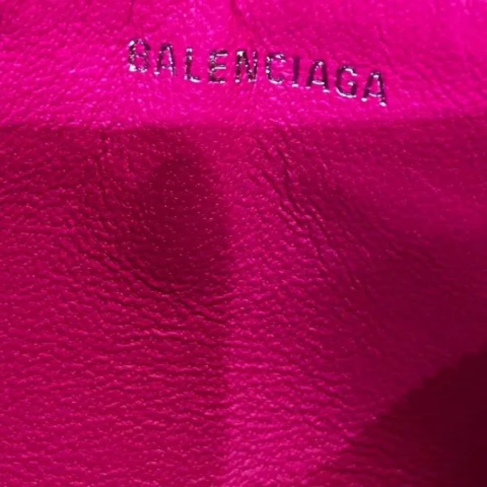 Balenciaga Vintage Pre-owned Leather wallets Pink Dames