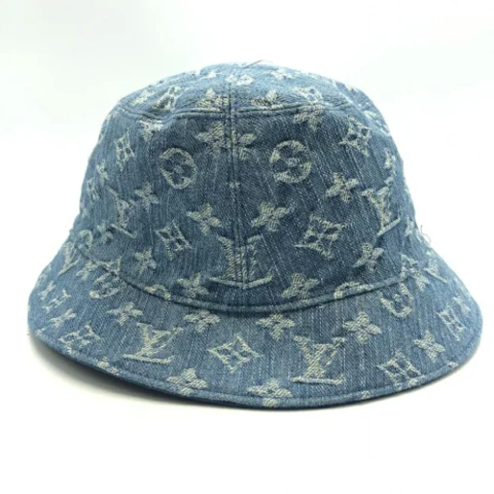 Louis Vuitton Vintage Pre-owned Fabric hats Blue Dames