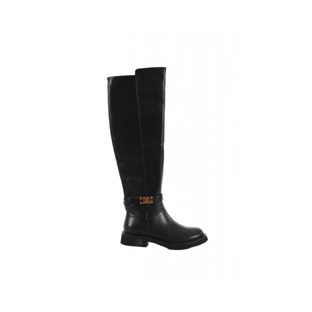 Laura Biagiotti Vrouw Zwart Schoenen Dames, 41 Eu, Leer, 8246 Blk Hoge Laarzen