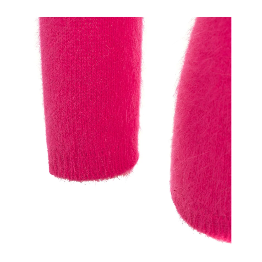 Roberto Collina Roze Angora Gebreide Kleding Aw24 Pink Dames