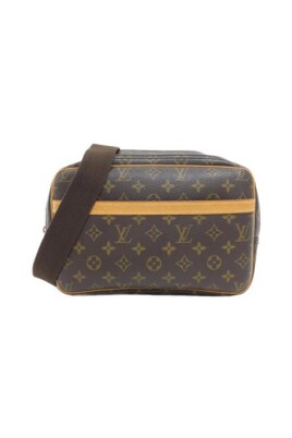 pre-owned-canvas-shoulder-bags