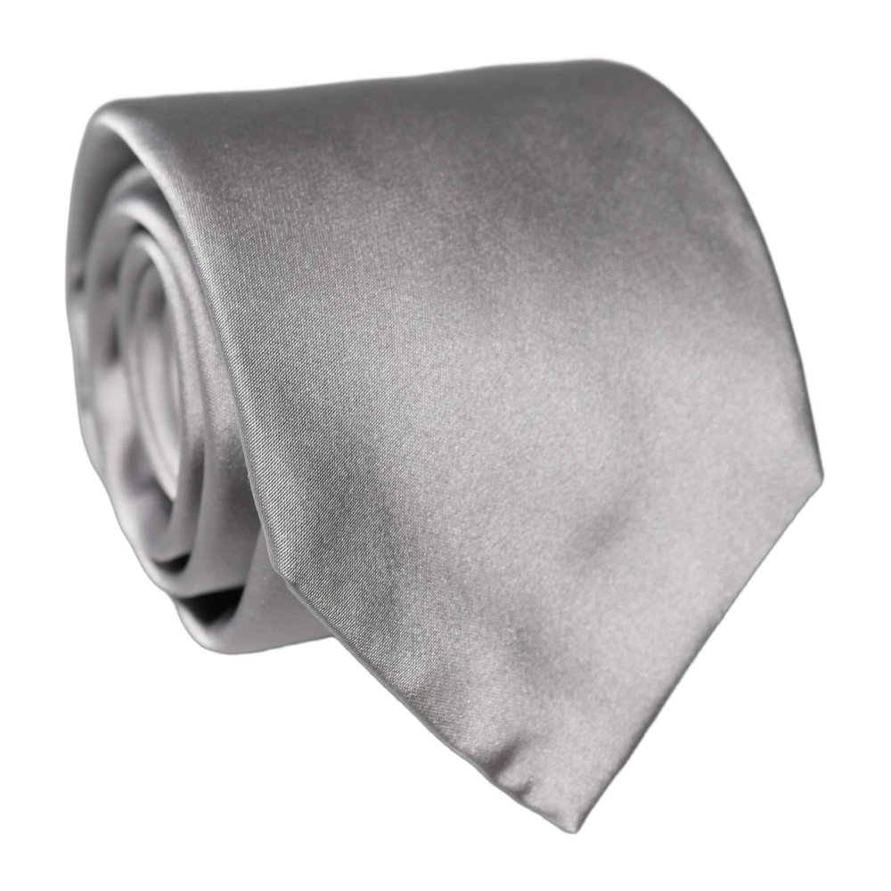 Dolce & Gabbana Men's Gray Necktie - Ties - One Size - Accessories