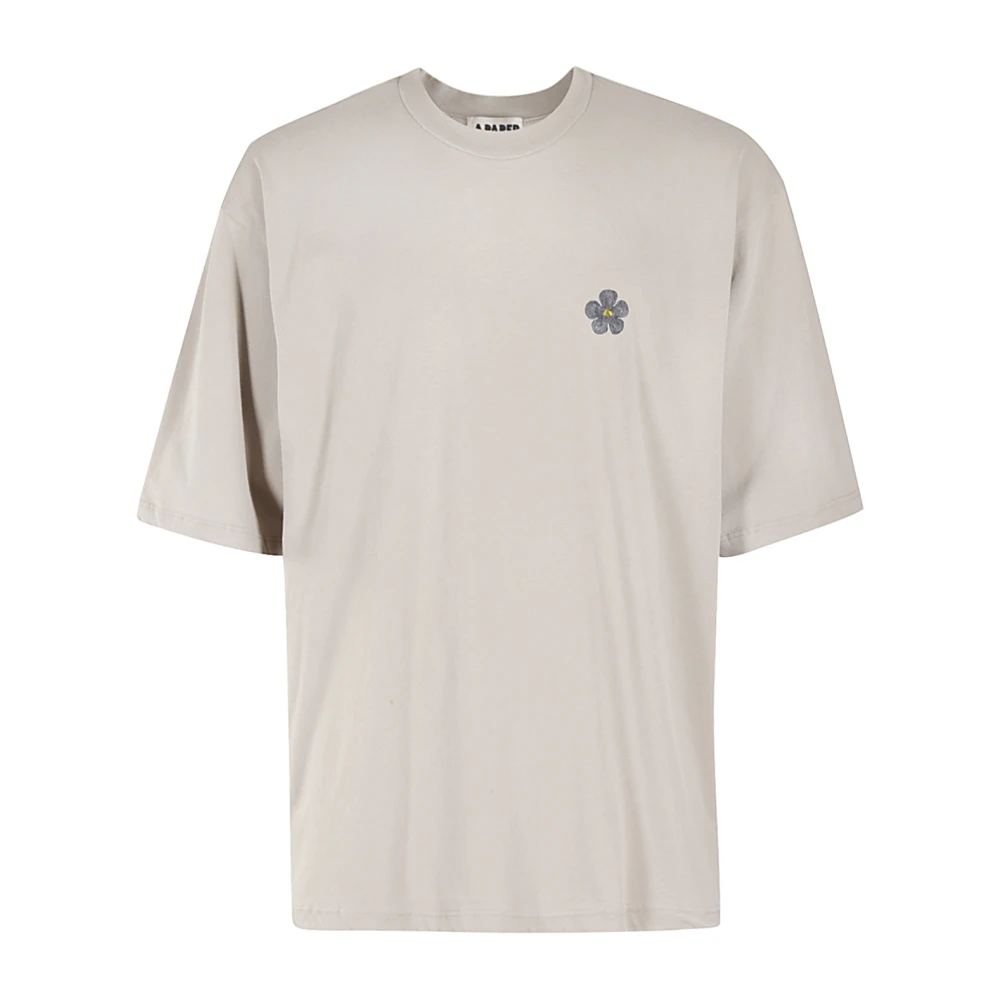 A Paper Kid Casual Jersey T-shirt Beige Heren