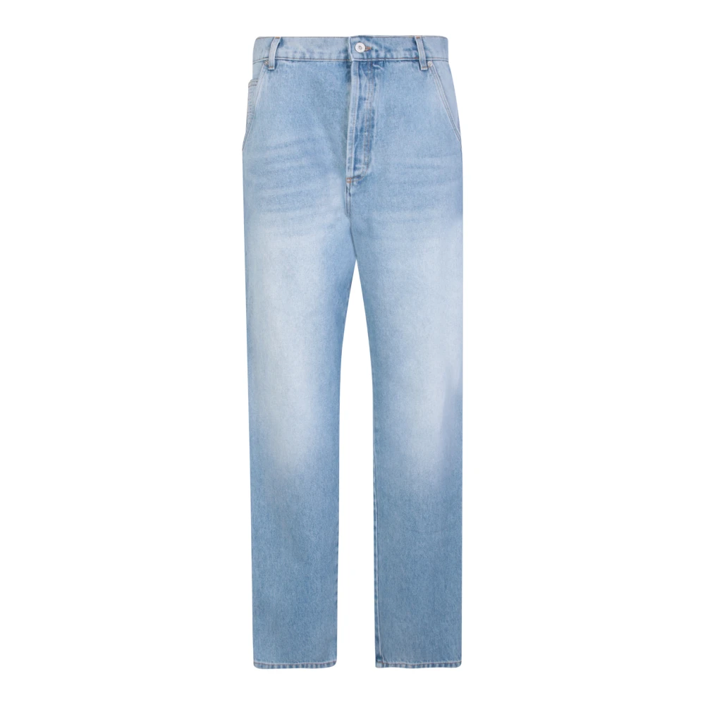 Balmain Men's Blue Slim Fit Jeans Ss23