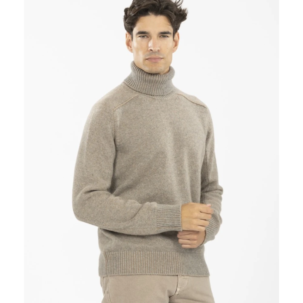 Ermenegildo Zegna Kasjmier coltrui met geribbelde details Brown Heren