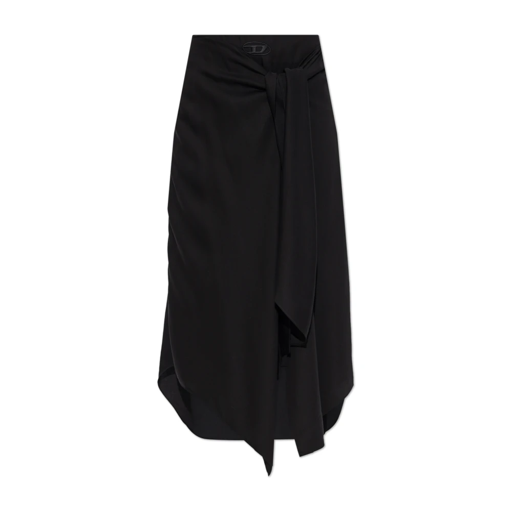 Diesel Women's Black O-Tali Skirt - Midi Skirts - 2XS - Skirts