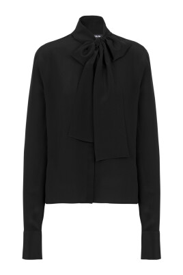 crepe-shirt-with-bow-collar