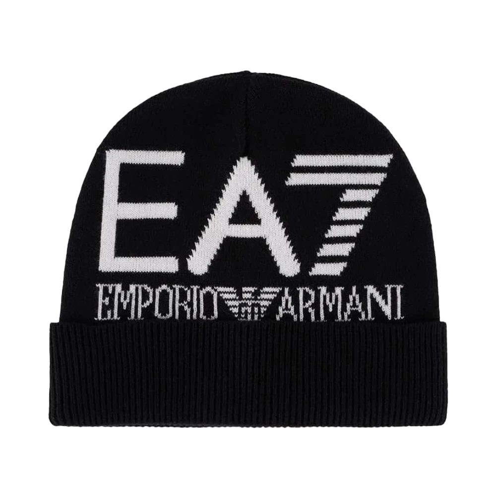 Emporio Armani EA7 Stijlvolle Hoeden Collectie Black Heren