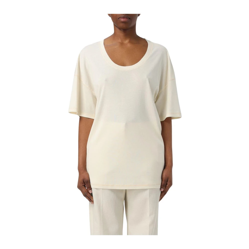 Lemaire - Tops > T-Shirts - Beige - Lemaire - Modalova