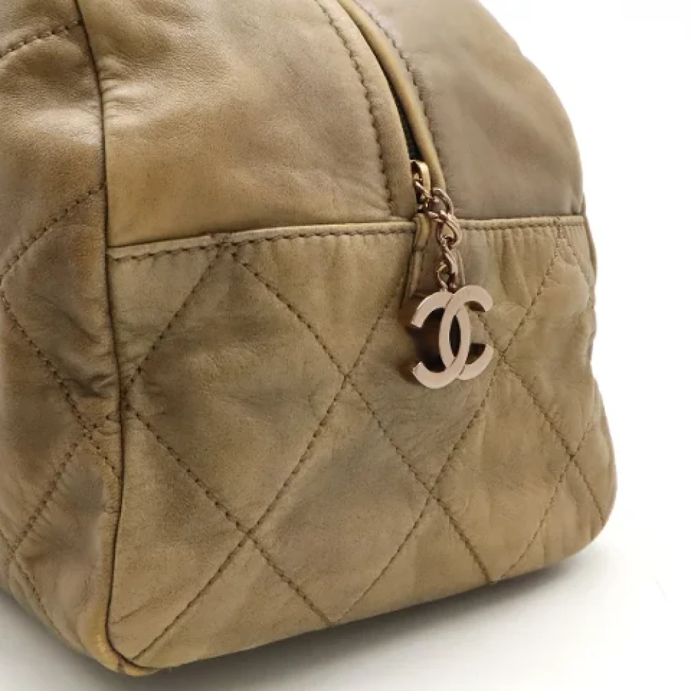 Chanel Vintage Pre-owned Leather totes Brown Dames