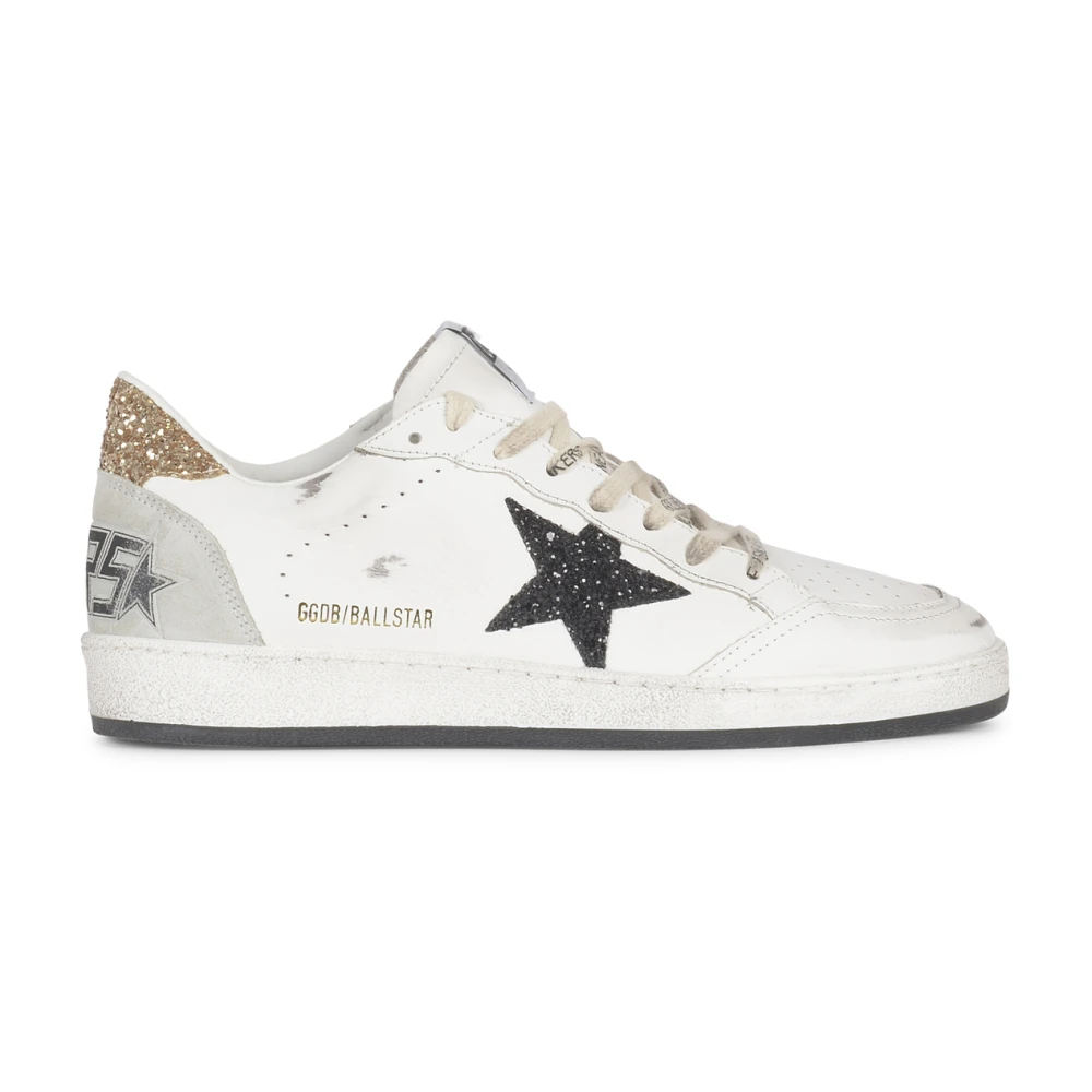 Golden Goose Women's White Sneakers, 7 Uk, Ballstar Nappa Leather Trainers