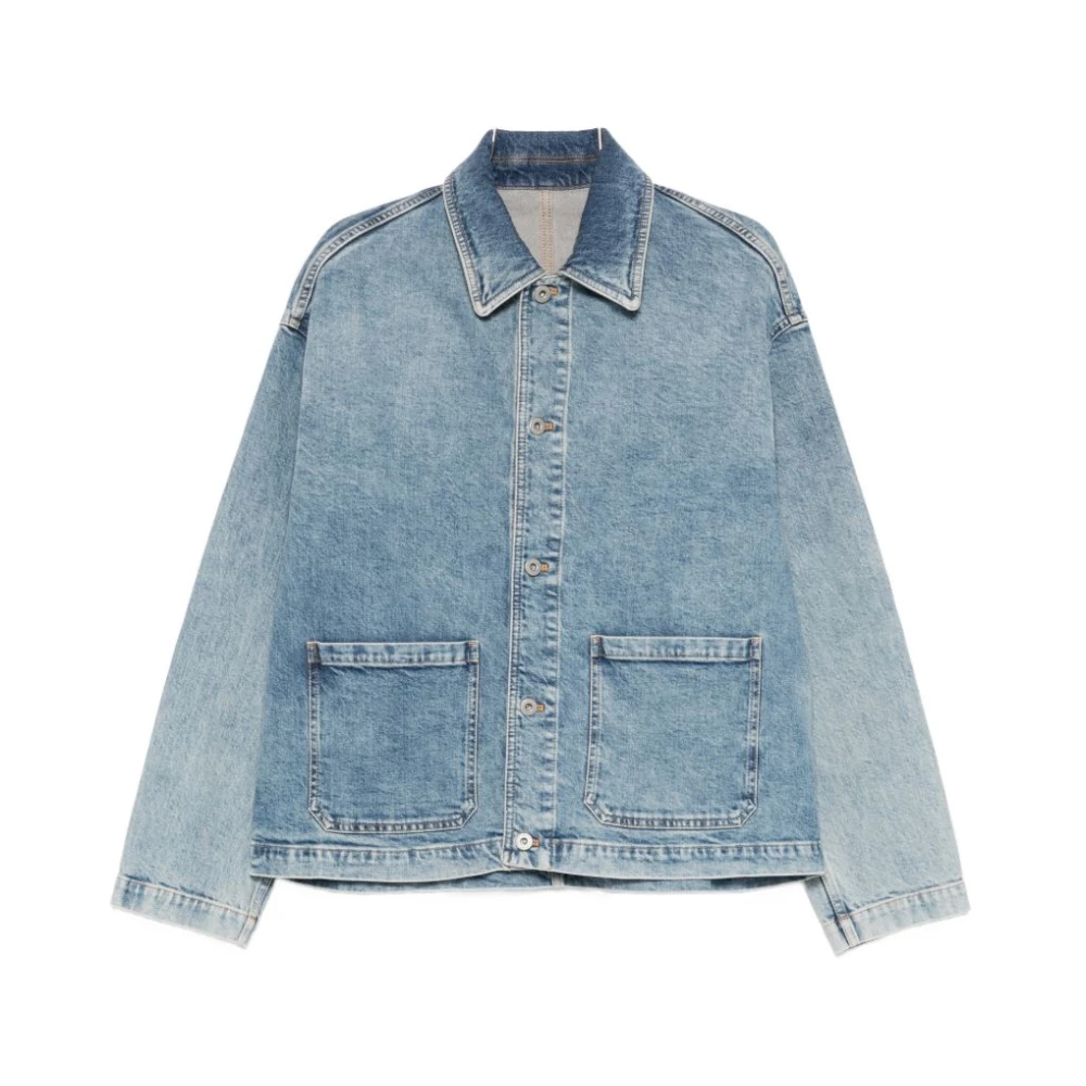 Emporio Armani , Denim Jackets, Male, Blue, 2XL, Denim Jacket
