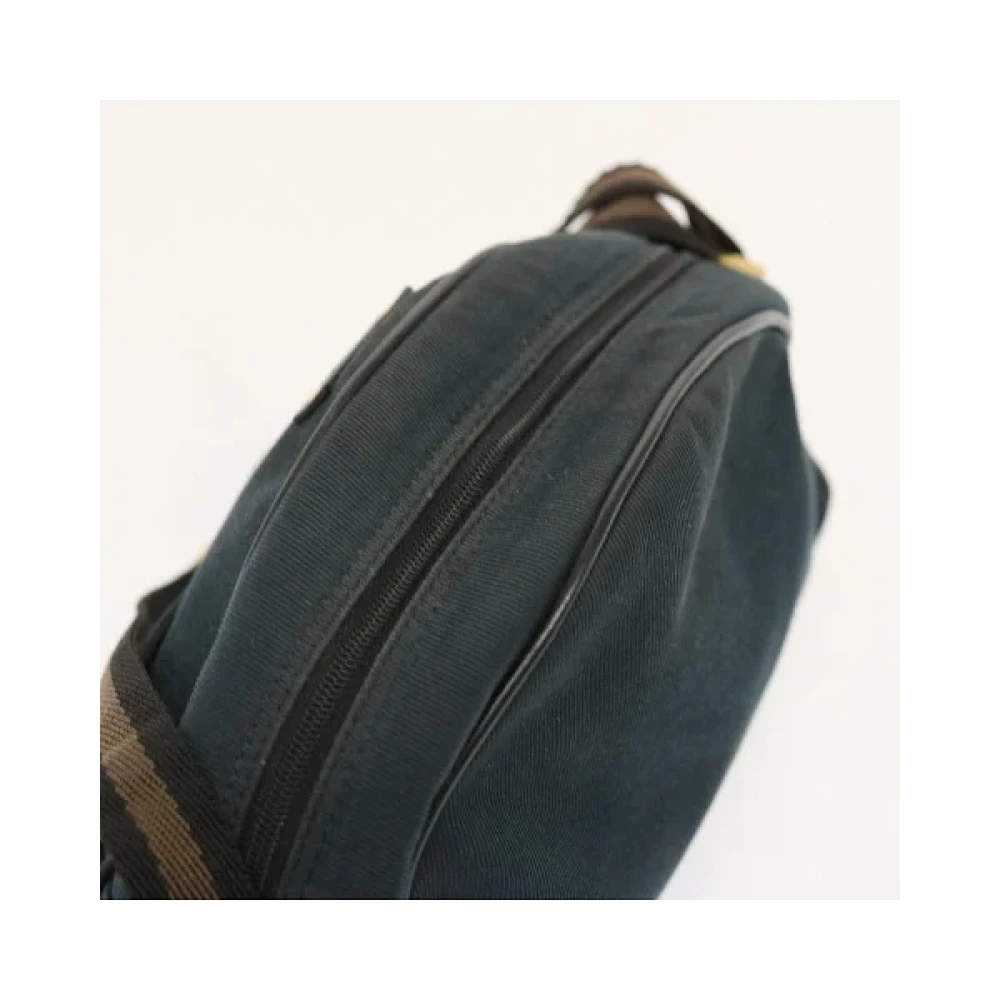 Gucci Vintage Pre-owned Canvas gucci-bags Blue Dames
