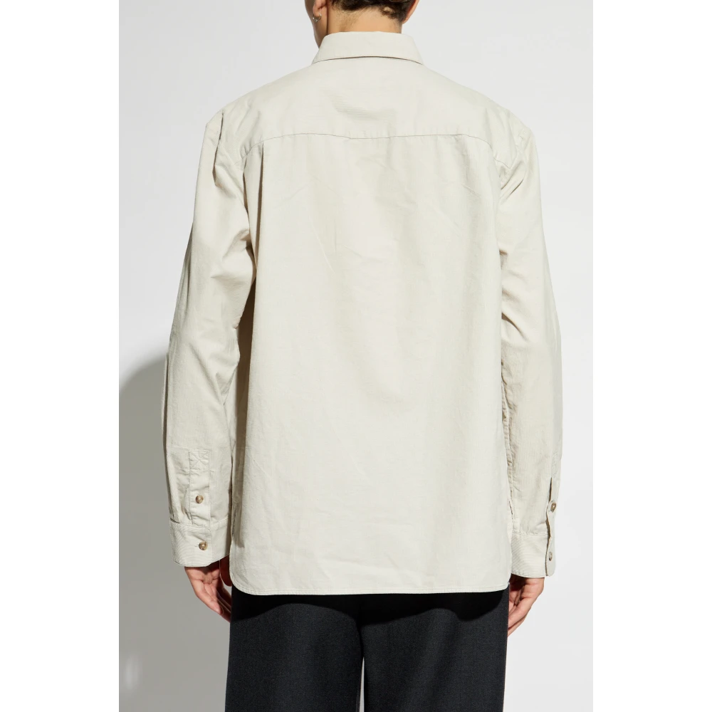 A.p.c. Overhemd met opvallende print Beige Heren