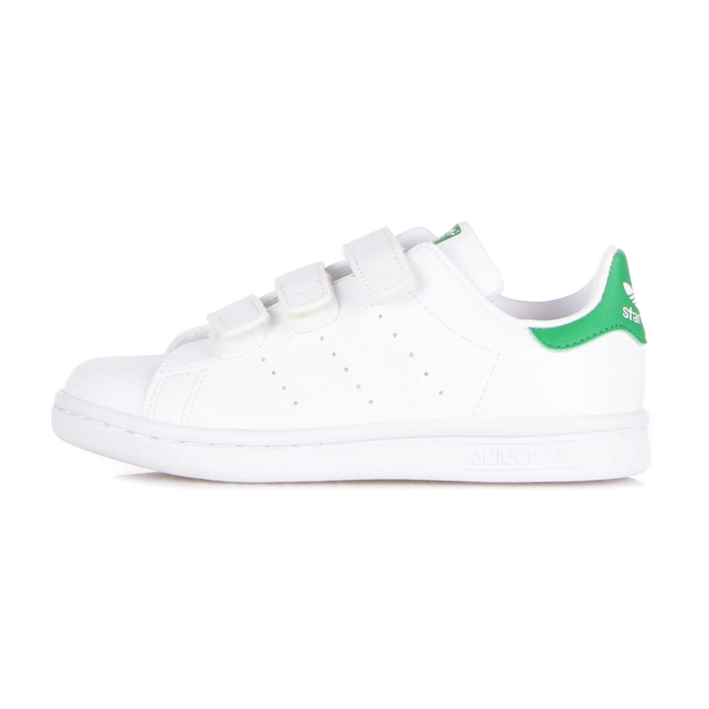 Adidas Barn Låg Topp Sneaker Stan Smith White, Unisex