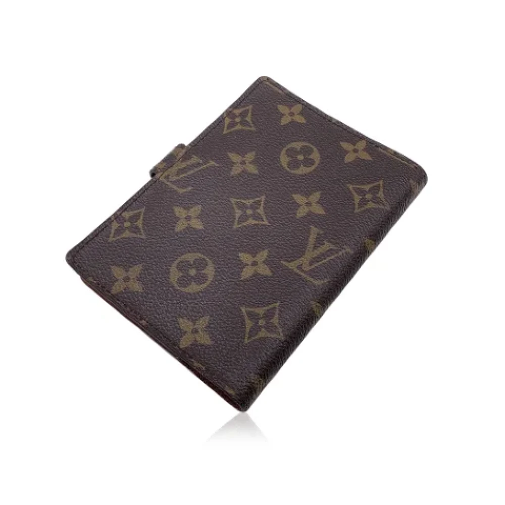 Louis Vuitton Vintage Pre-owned Fabric home-office Brown Dames