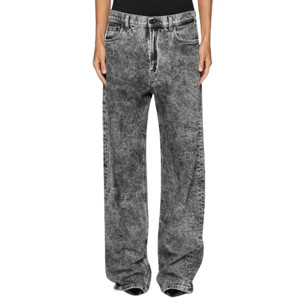 Dondup Grå Francine Wide Leg Jeans